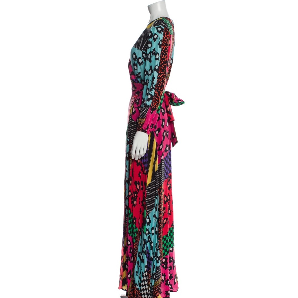 Alice + Olivia Plus Coco Patchwork Maxi Dress - image 2